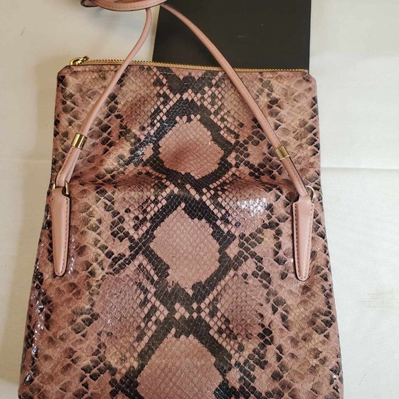 Coach Pink Snakeskin Crossbody - Picture 10 of 10